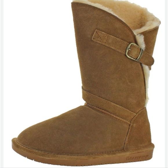 BearPaw Tatum Lined Mid-Calf Shearling Winter Boots- - Picture 2 of 7